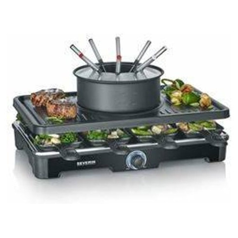 Grelhador Raclette SEVERIN RG2347 (1400W - Preto)
