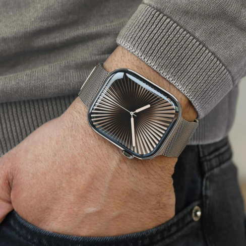 Vonmaehlen - Milanese Loop 2 Apple Watch 44-49mm (d. sand)