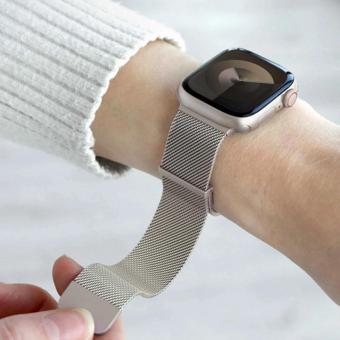 Vonmaehlen - Milanese Loop 2 Apple Watch 44-49mm (champagne)