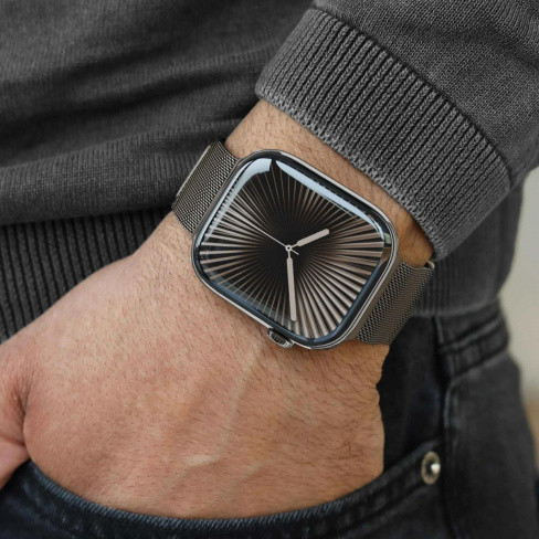 Vonmaehlen - Milanese Loop 2 Apple Watch 44-49mm (gran grey)