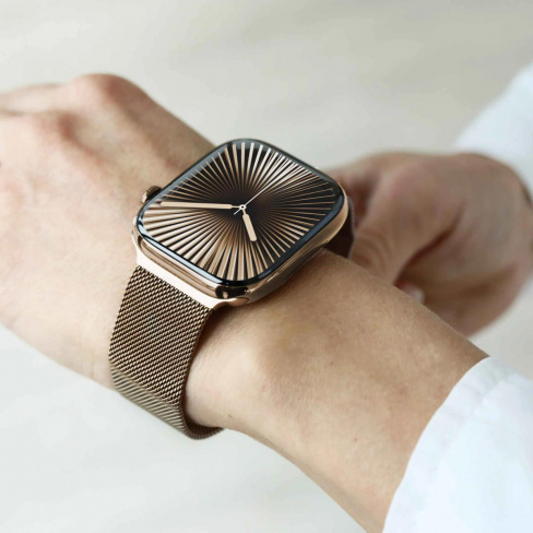 Vonmaehlen - Milanese Loop 2 Apple Watch 44-49mm (sun. gold)