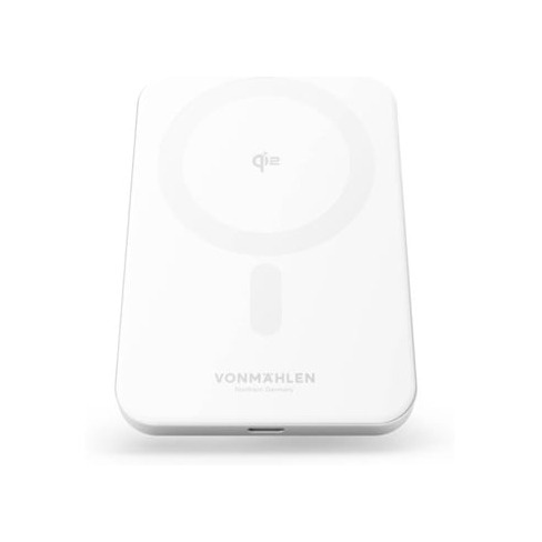 Powerbank VONMAEHLEN Evergreen MagSafe 5.000Mah (Branco)