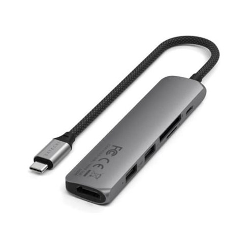 Hub SATECHI Usb-C Slim Multiportas (6 em 1
