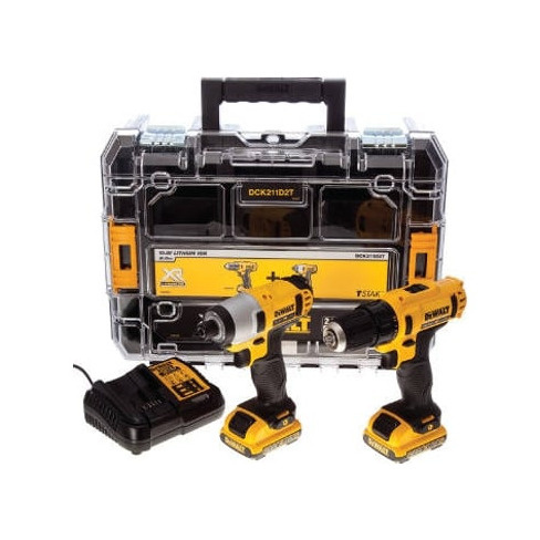 DEWALT Kit 2 Máquinas 12V 2,0 Ah XRDCK211D2T