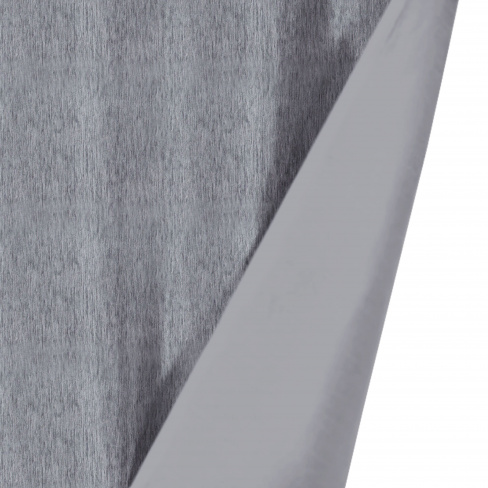 Cortinado fita e/ou presilha blackout Auriane 200x280cm cinza Inspire