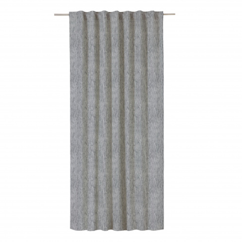 Cortinado fita e/ou presilha blackout Auriane 200x280cm cinza Inspire