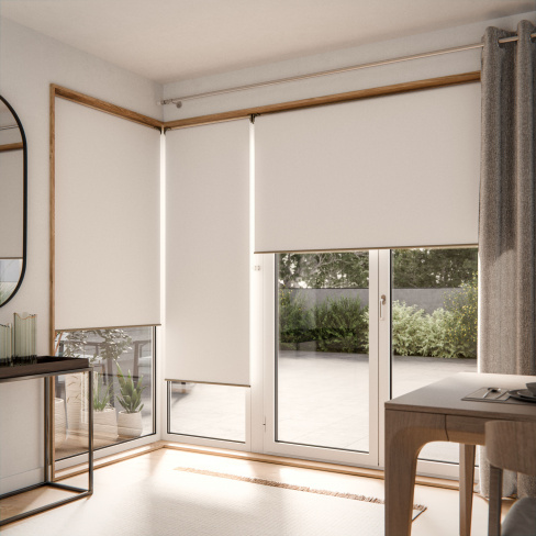 Estore de rolo blackout Bossa Inspire 102 x 250cm branco