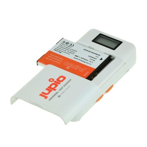 Carregador de Bateria e Pilhas JUPIO LUC0060 com LCD