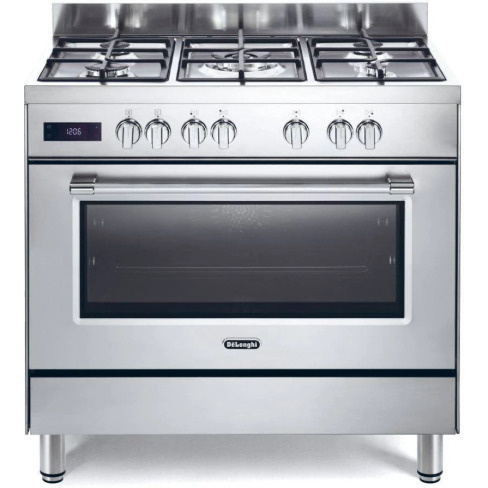 Fogão DELONGHI PRO 96 MX (87 L - Grill Elétrico e Gás Natural - Inox)