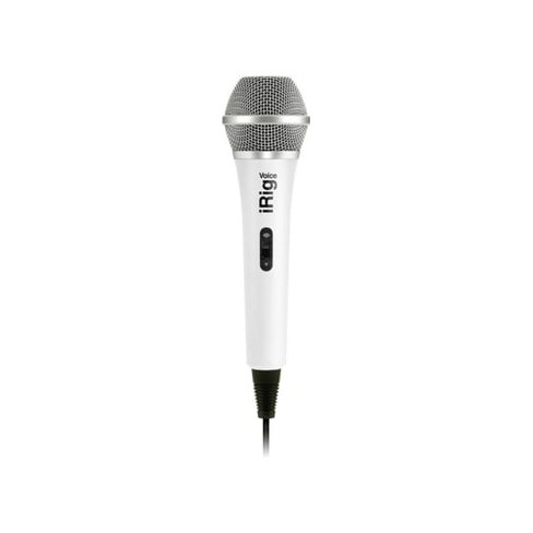 Microfone Condensador IK MULTIMEDIA iRig Mic Voice Branco (Com Fio - Frequência