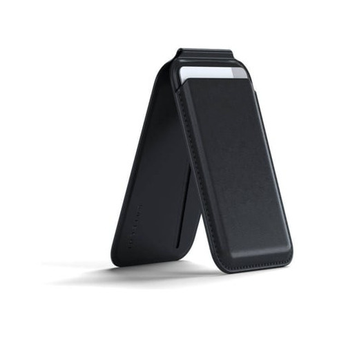 Bolsa MagSafe SATECHI Wallet Stand (Preto)