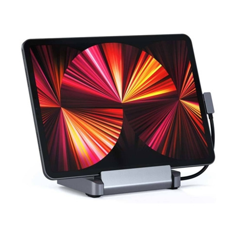 Suporte + Hub iPad Pro SATECHI Cinzento