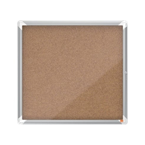 Suporte para Avisos NOBO  Vitrine com chave 6XA4  Porta 1 Folha (Cortiça - Magn