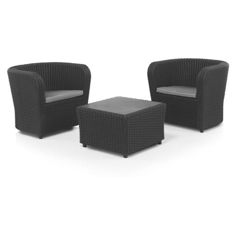 Conjunto de Jardim Nova SHAF (2 lugares - Antracite)