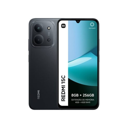 Smartphone XIAOMI Redmi 15C (6.9'' - 4 GB  - 256 GB - Preto)