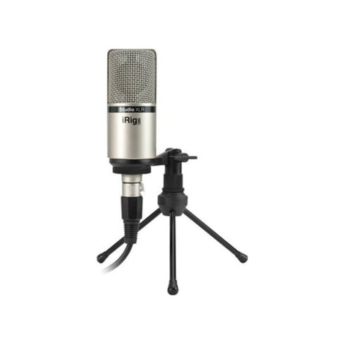 Microfone Condensador IK MULTIMEDIA iRig Mic XLR (Com Fio - Frequência: 20-20kH