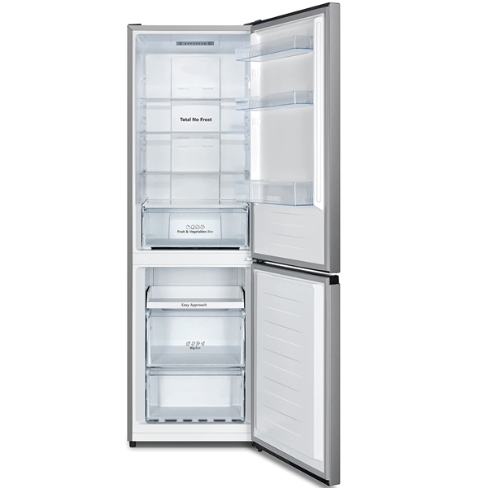 Frigorífico Combinado Hisense RB390N4ACE, No Frost, 304L, Inox