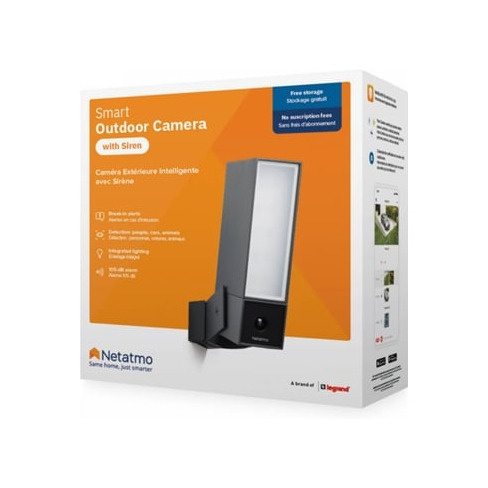 Câmara de Vigilância NETATMO c/ Sirene