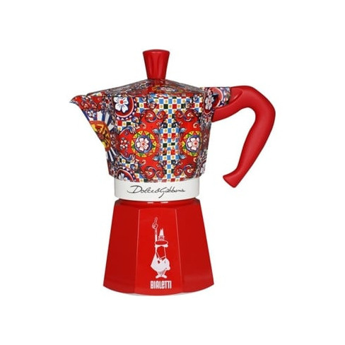 Cafeteira Moka BIALETTI D&G - Vermelho