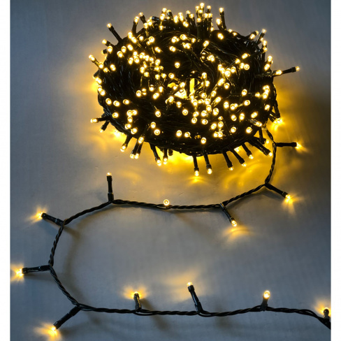 Grinalda Basic 400 led 20m quente