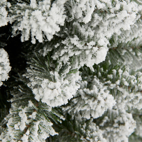 Árvore de natal slim nevada Oulanka 210 cm