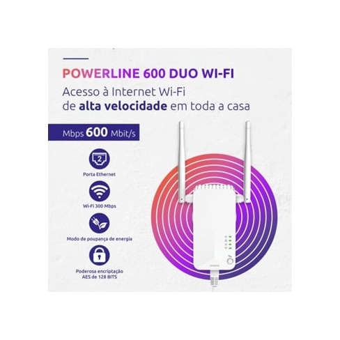Amplificador Wi-Fi STRONG Powerline Wifi 600 Duo EU V2 (Branco)