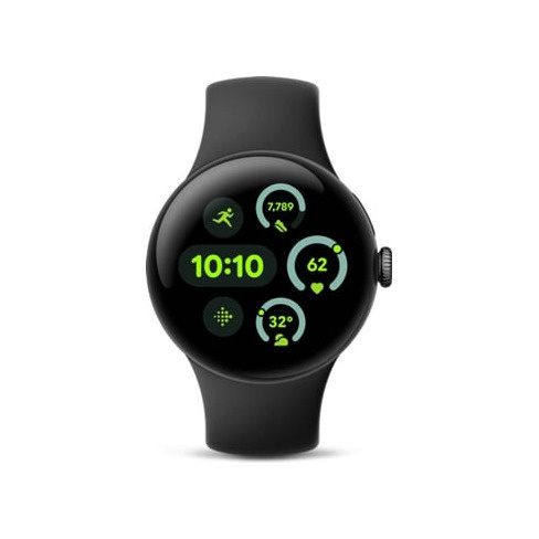 Smartwatch GOOGLE Pixel Watch 3 (Black - 45 mm)