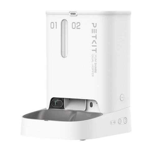Alimentador inteligente Petkit YumShare Dual-hopper com Camara