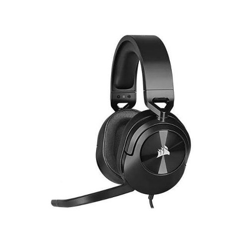 Auscultadores com Fio CORSAIR HS55 (Over Ear - Microfone - Preto)