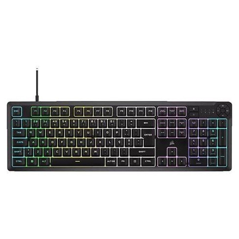Teclado CORSAIR K55 RGB Core (Preto)