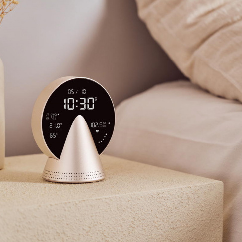 Lexon - Despertador Conic Clock (golden honey)