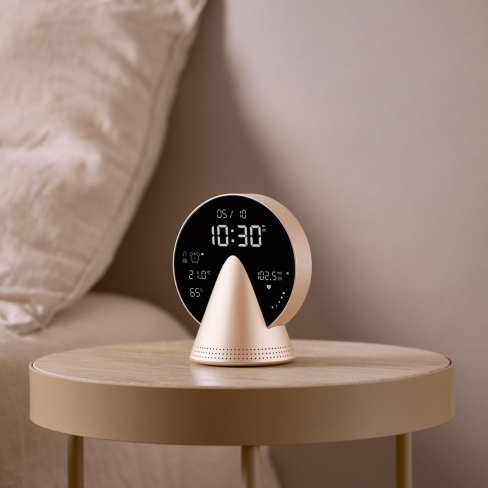 Lexon - Despertador Conic Clock (golden honey)