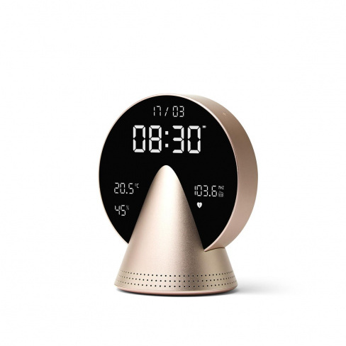 Lexon - Despertador Conic Clock (golden honey)