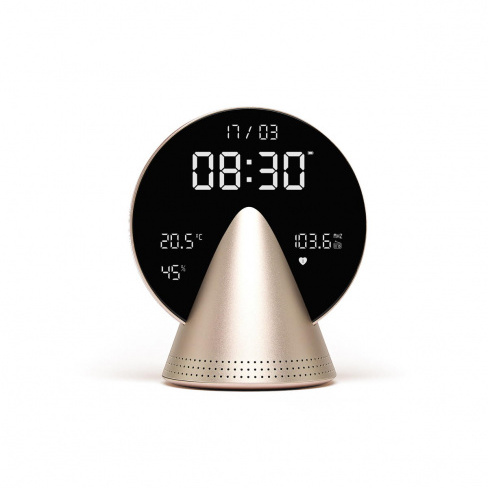 Lexon - Despertador Conic Clock (golden honey)