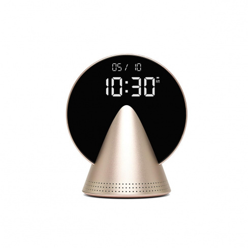 Lexon - Despertador Conic Clock (golden honey)