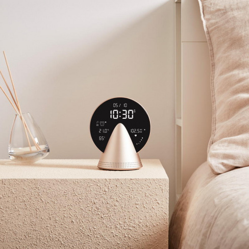 Lexon - Despertador Conic Clock (golden honey)