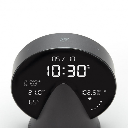 Lexon - Despertador Conic Clock (platinum grey)