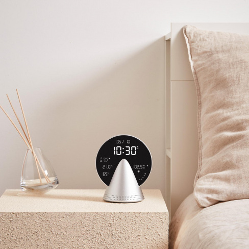 Lexon - Despertador Conic Clock (glacier alu)