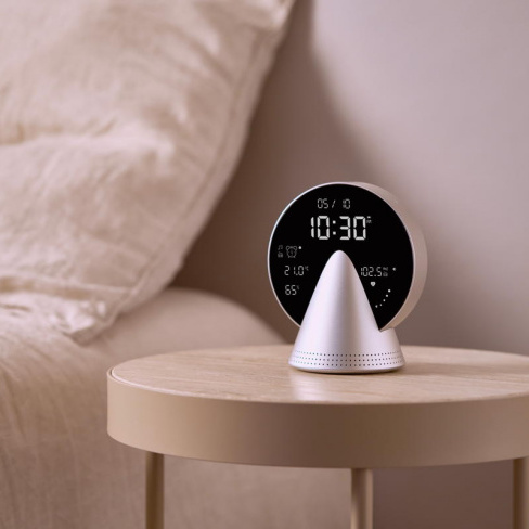 Lexon - Despertador Conic Clock (glacier alu)