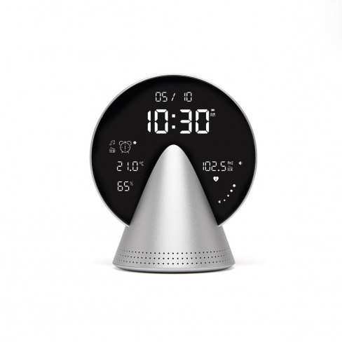 Lexon - Despertador Conic Clock (glacier alu)