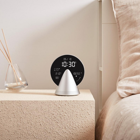 Lexon - Despertador Conic Clock (glacier alu)