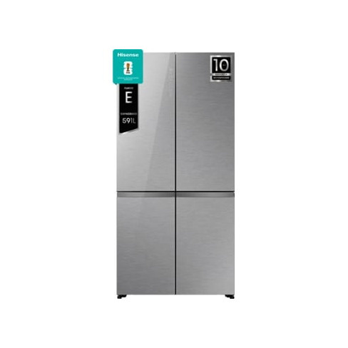 Frigorífico Americano HISENSE RQ5P605NSVE (No Frost - 190 cm - 591 L - Inox)