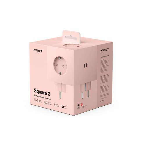 AVOLT - Carregador AC Square 2 (new pink)