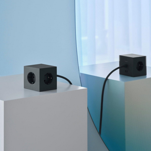 AVOLT - Carregador AC Square 1 (1.8m stockholm black)