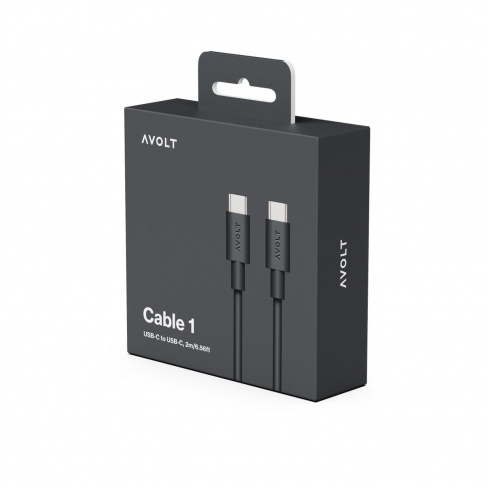 AVOLT - Cabo USB-C - USB-C 2m (stockholm black)