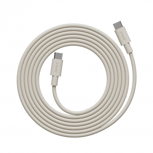 AVOLT - Cabo USB-C - USB-C 2m (nomad sand)