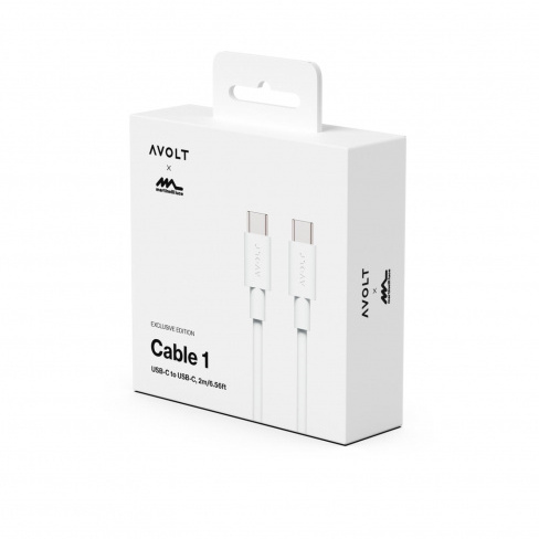 AVOLT - Cabo USB-C - USB-C 2m (opal white)