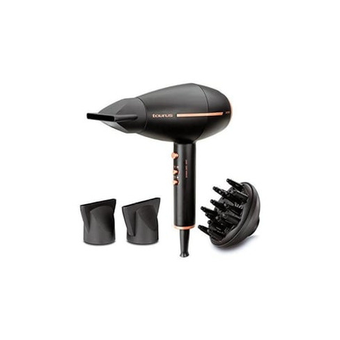 Secador TAURUS 2400 Shining IONIC (2400 W - 3 Níveis - Preto)