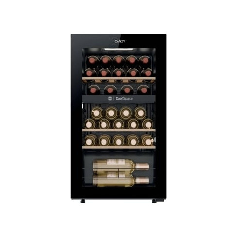 Cave de Vinho CANDY CNWQ4G32G2 G (32 Garrafas - 85 cm - Preto)