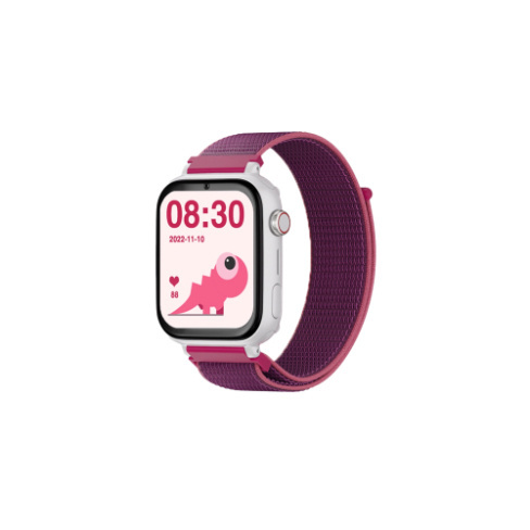 Relógio para crianças SaveWatch Plus com GPS e chamada - Branco/Framboesa